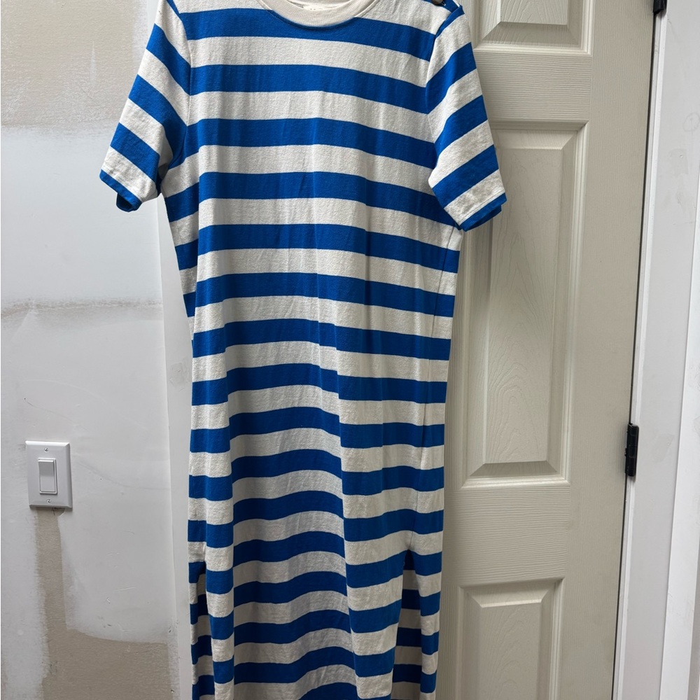 Sezane Emy striped T-shirt Dress